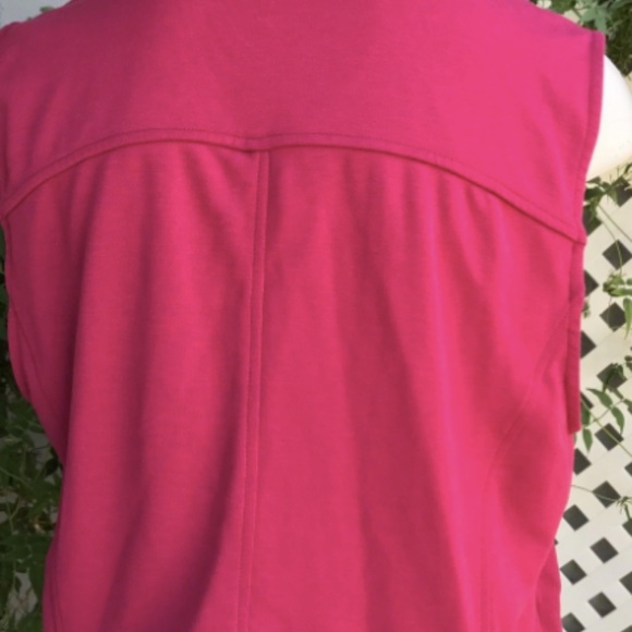 TORRID Maroon Wine Motorcycle Moto Cropped Vest 2 - Picture 7 of 9